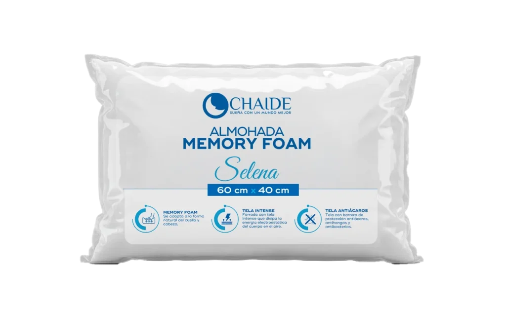 almohadas memory foam alm selena