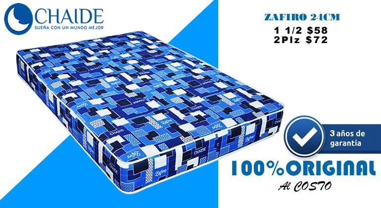 COLCHON CHAIDE ZAFIRO 24CM