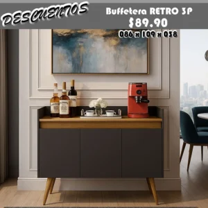 BUFFETERA RETRO 3P