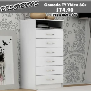 APARADOR COMODA TV VIDEO 6Gv