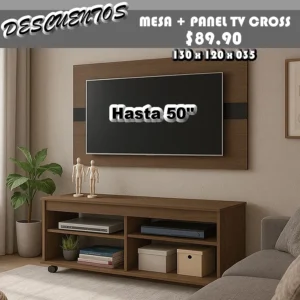 MESA + PANEL TV CROSS