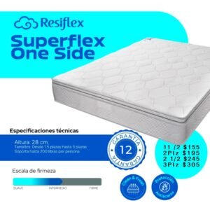 COLCHON SUPERFLEX ONE SIDE