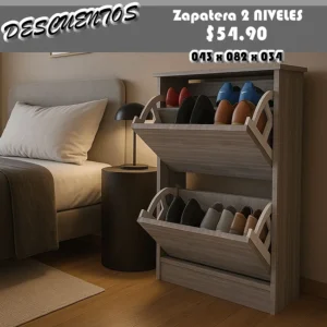 APARADOR ZAPATERA 2 NIVELES