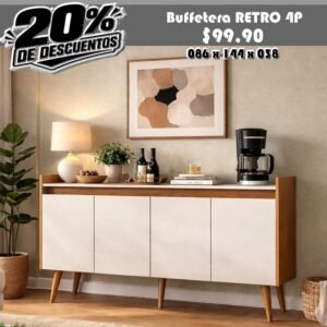 BUFETERA RETRO 4P