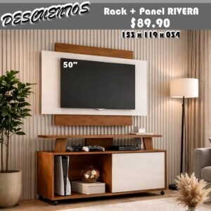RACK + PANEL TV RIVERA